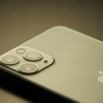 a white cell phone